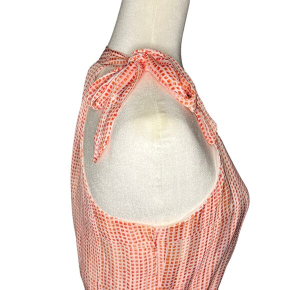 Banana Republic Red & White Geometric Maxi Dress – NWT, Size XS - Picture 6 of 10